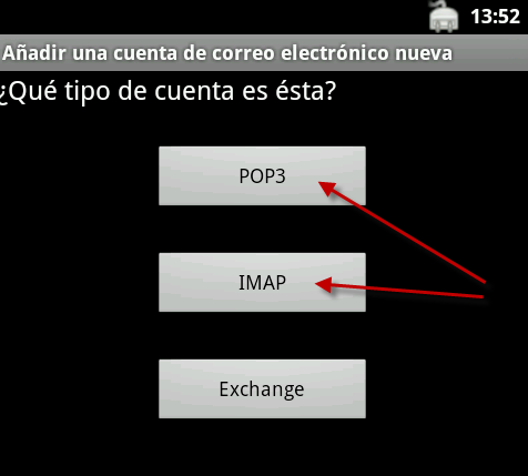 Correo Android 3
