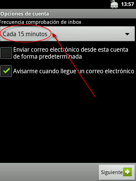 Correo Android 6